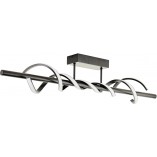 Lampa sufitowa LED Amalie | Nowoczesny design, czarny kolor | Brilliant