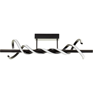 Lampa sufitowa nowoczesna Amalie LED 80cm czarna Brilliant