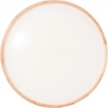 Plafon drewniany okrągły Alson LED - Skandynawski design | Brilliant