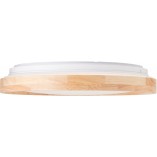 Plafon drewniany okrągły Alson LED - Skandynawski design | Brilliant