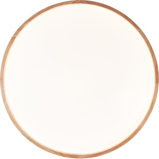 Plafon drewniany okrągły Alson LED - Skandynawski design | Brilliant