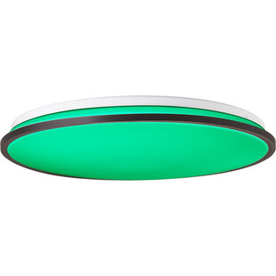 Plafon LED Heida - czarny, z pilotem | Brilliant