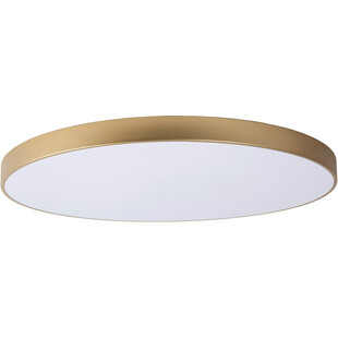 Plafon okrągły ściemniany Unar LED 80cm matowe złoto / mosiądz Lucide