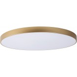 Plafon LED UNAR - Mosiężny, Ściemnialny | Lucide