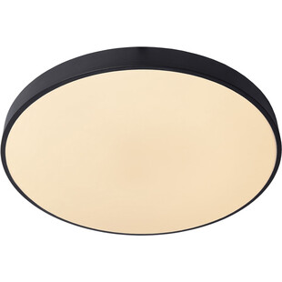 Plafon okrągły ściemniany Unar LED 60cm czarny Lucide