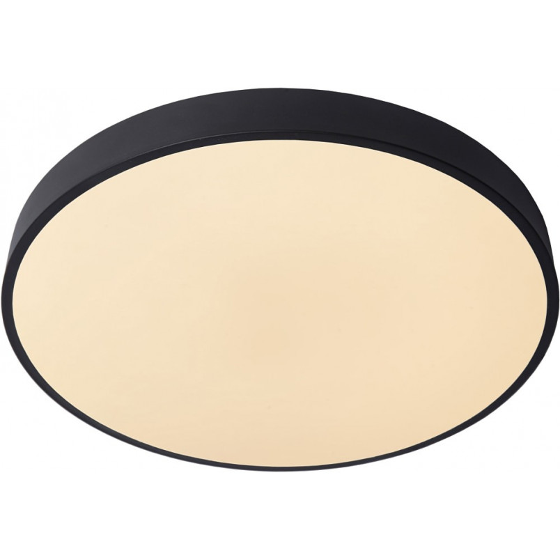 Plafon LED czarny UNAR 50cm - Lucide | Ściemnialny