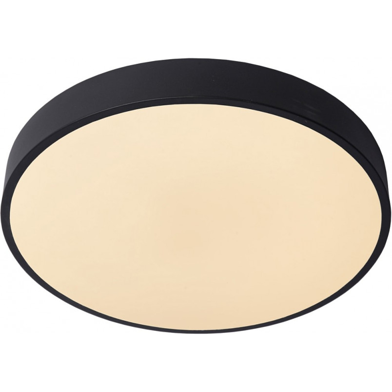 Plafon LED Unar czarny 40cm - Lucide | Ściemnialny