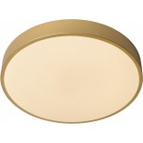 Plafon LED Okrągły Mosiądz Lucide UNAR - Ściemnialny 40cm