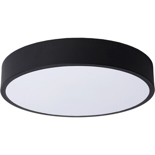 Plafon okrągły ściemniany Unar LED 30cm czarny Lucide