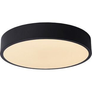 Plafon okrągły ściemniany Unar LED 30cm czarny Lucide