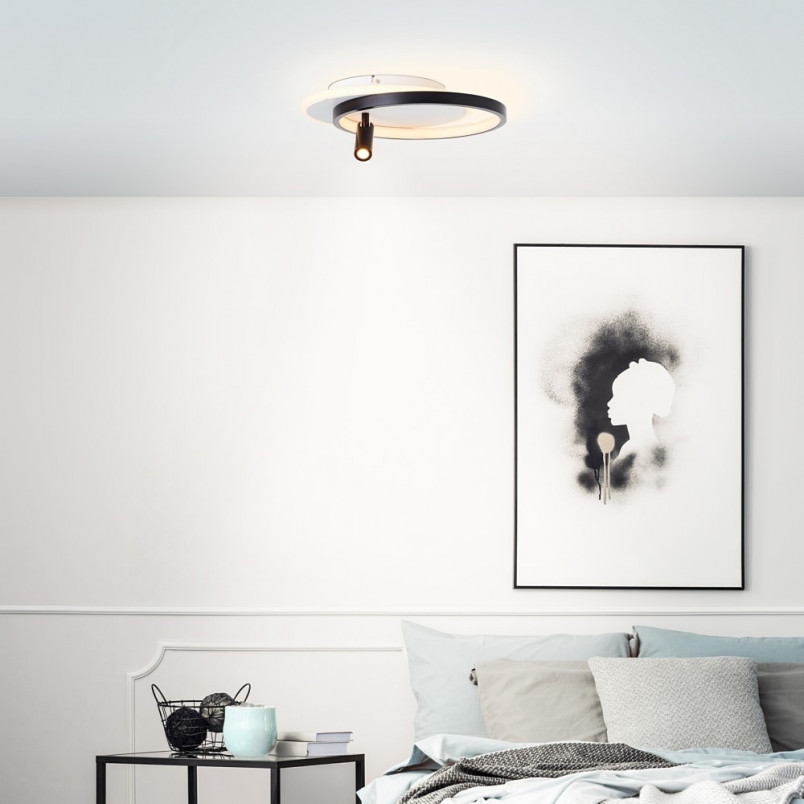 Plafon LED Eunomia - Nowoczesny design, ściemnianie - Brilliant