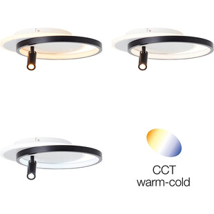 Plafon LED Eunomia - Nowoczesny design, ściemnianie - Brilliant