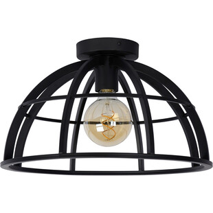 Plafon druciany loft Dikra 40cm czarny Lucide