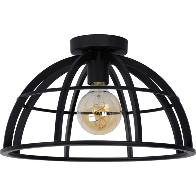 Plafon Loft Dikra 40cm Czarny | Lucide - Stylowe Oświetlenie