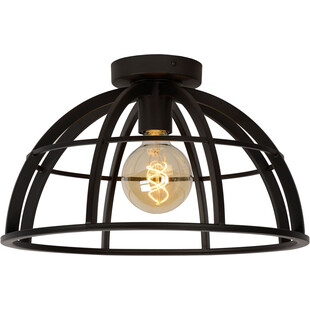 Plafon druciany loft Dikra 40cm czarny Lucide