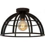 Plafon Loft Dikra 40cm Czarny | Lucide - Stylowe Oświetlenie