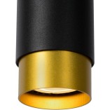 Lampa wisząca tuba Floris czarna - Lucide | Eleganckie oświetlenie