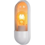 Kinkiet ogrodowy Capsule biały Lucide | Oświetlenie zewnętrzne