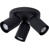Reflektor sufitowy Punch III czarny Lucide