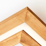 Plafon LED Rhea - nowoczesny design z drewnem | Brilliant