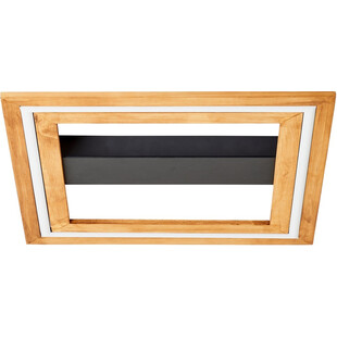 Plafon LED Rhea - nowoczesny design z drewnem | Brilliant