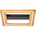 Plafon LED Rhea - nowoczesny design z drewnem | Brilliant