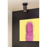 Reflektor sufitowy Punch czarny Lucide