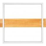 Plafon LED czarny z drewnem | Brilliant Loneos 45x40cm - Kup Teraz!