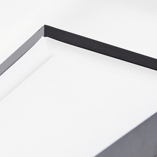 Plafon LED czarny z drewnem | Brilliant Loneos 45x40cm - Kup Teraz!