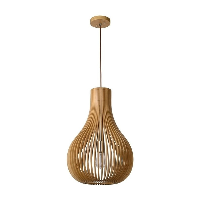 Lampa wisząca drewniana Bodo | Lucide - Skandynawski Design