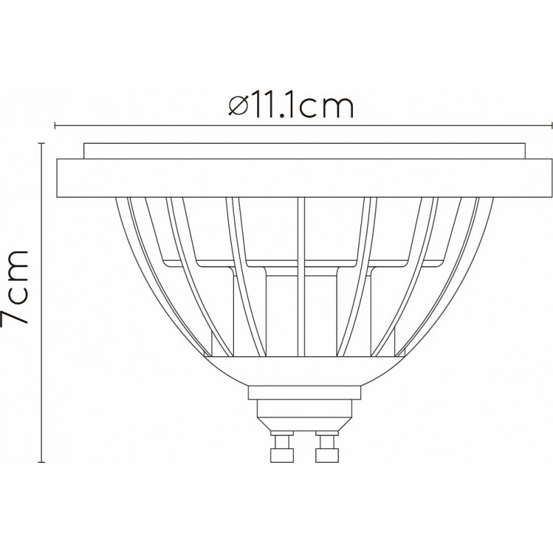 Żarówka LED ES111 ściemniana | Lucide - 12W, 820lm