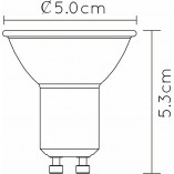 Żarówka LED GU10 5W ściemniana | Lucide - Oświetlenie