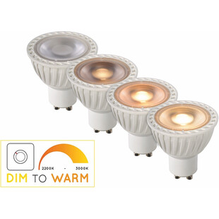 Żarówka LED GU10 5W ściemniana | Lucide - Oświetlenie
