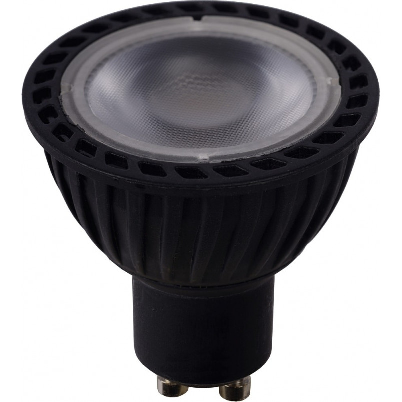 Żarówka LED GU10 5W ściemniana czarna | Lucide