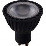 Żarówka LED GU10 5W ściemniana czarna | Lucide