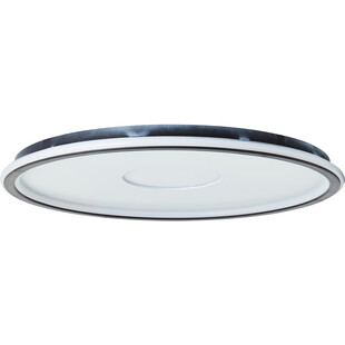 Plafon nowoczesny Vegas LED 50cm biały / czarny Brilliant