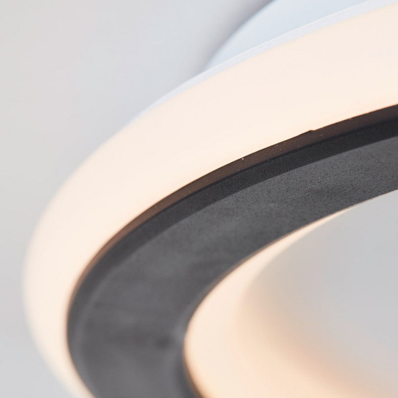 Plafon LED Vegas - Nowoczesny design w białym i czarnym | Brilliant