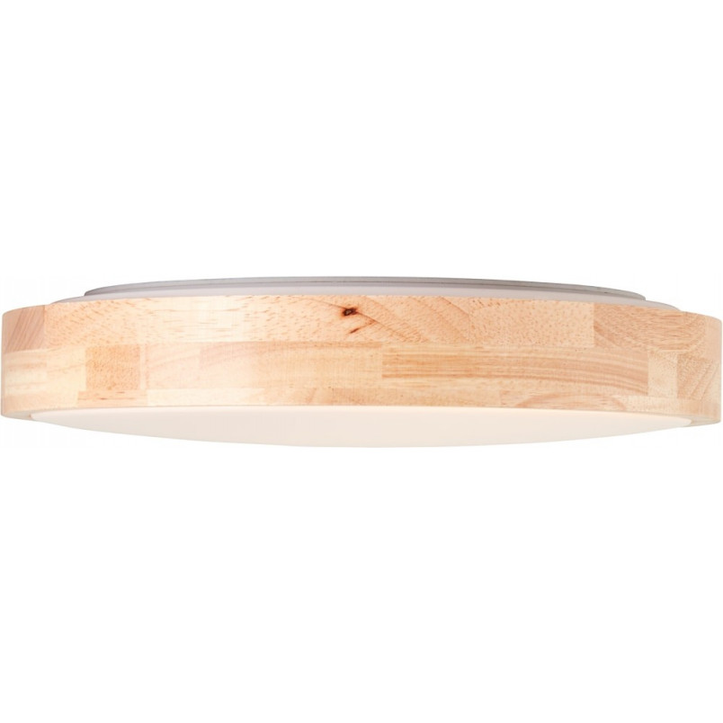 Plafon drewniany okrągły Moreen LED 34cm - Brilliant | Skandynawski