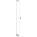 Żarówka dekoracyjna Lucide Bulb LED T30 - Bursztynowa, Ściemniana