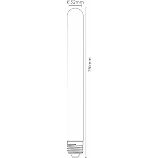 Żarówka dekoracyjna Lucide Bulb LED | Bursztynowa, ściemniana