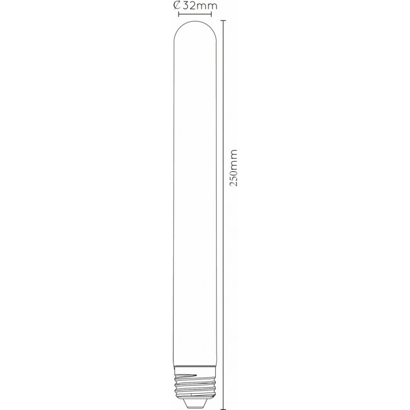 Żarówka dekoracyjna Lucide Bulb LED | Bursztynowa, ściemniana