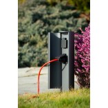 Gniazdo ogrodowe antracyt Lucide | Plug Box - Stylowe i funkcjonalne