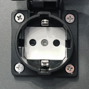 Gniazdo ogrodowe antracyt Lucide | Plug Box - Stylowe i funkcjonalne
