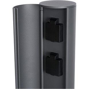 Gniazdo ogrodowe antracyt Lucide | Plug Box - Stylowe i funkcjonalne