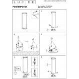 Gniazdo ogrodowe Plug box II antracytowe Lucide
