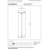 Gniazdo ogrodowe Plug box II antracytowe Lucide