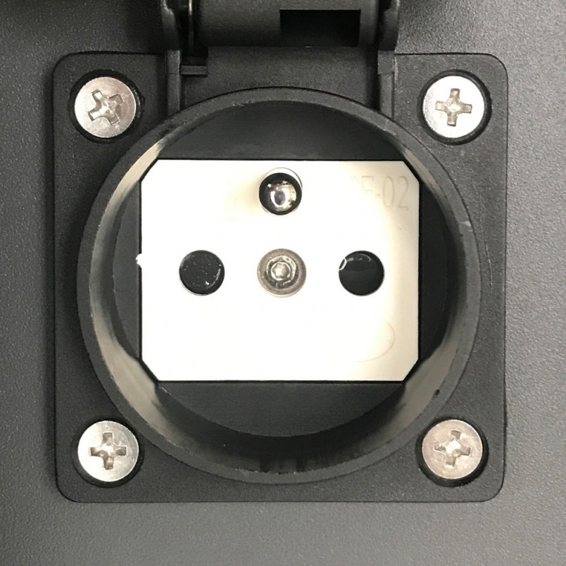 Gniazdo ogrodowe Plug box II antracytowe Lucide