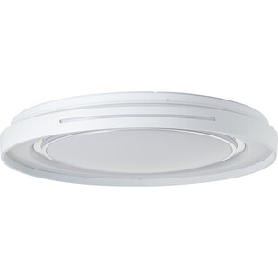 Plafon nowoczesny z pilotem sterowania Barty LED 48,5cm biały Brilliant