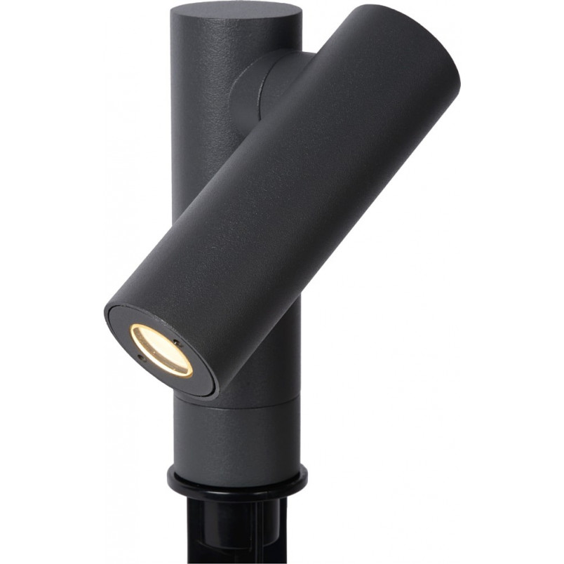 Lampa Ogrodowa LED Tatum - Antracytowa, Słupek Lucide |
