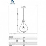 Lampa wisząca drewniana Bodo | Lucide - Skandynawski Design